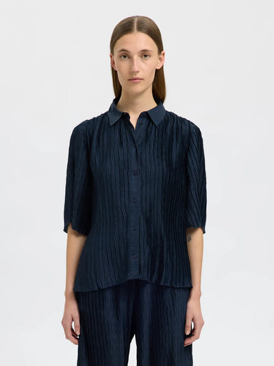 SlfElma Relaxed Shirt Dark Sapphire