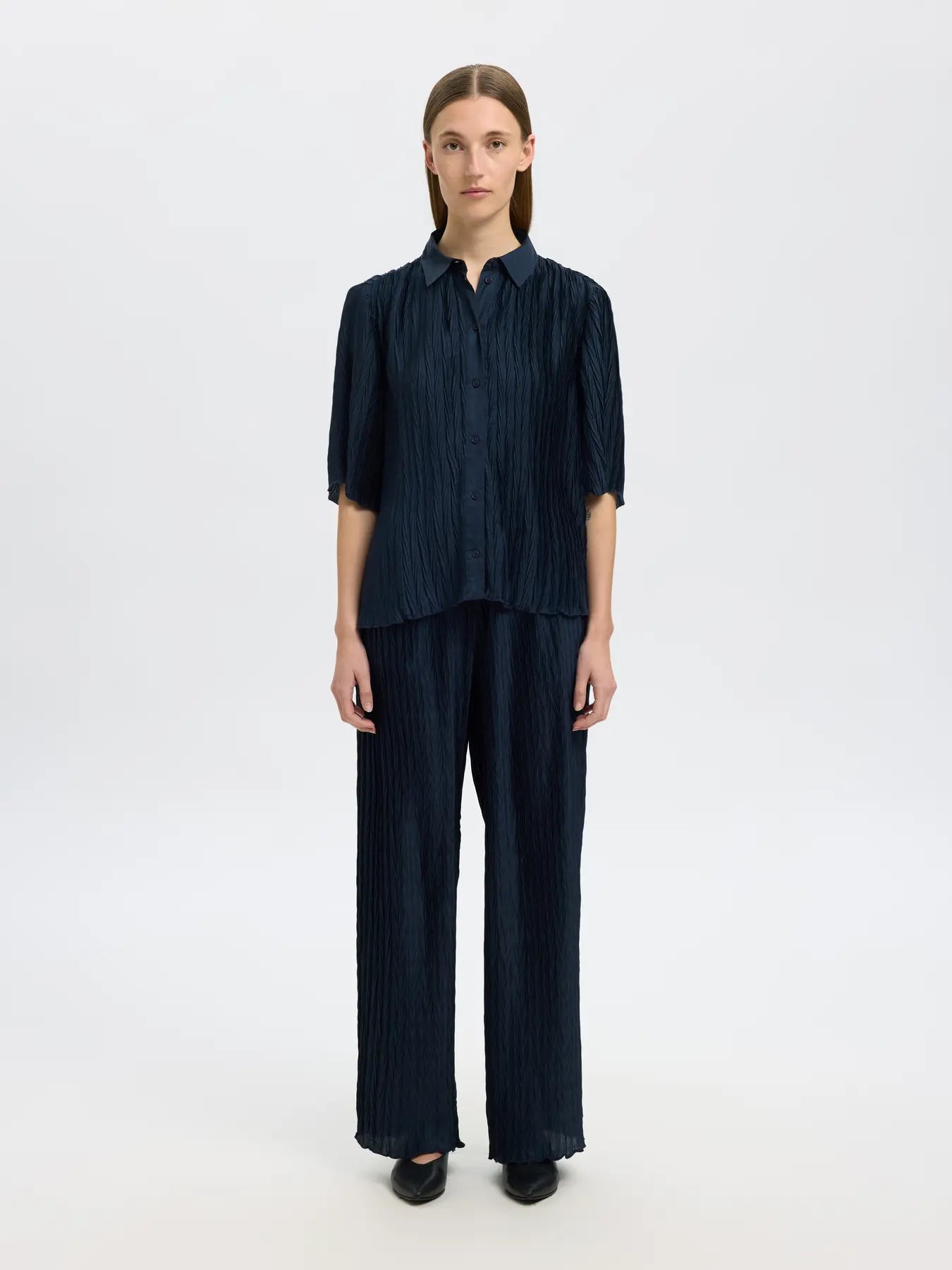 SlfElma Relaxed Shirt Dark Sapphire
