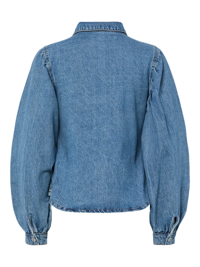 PcRitt Denim Shirt Light Blue