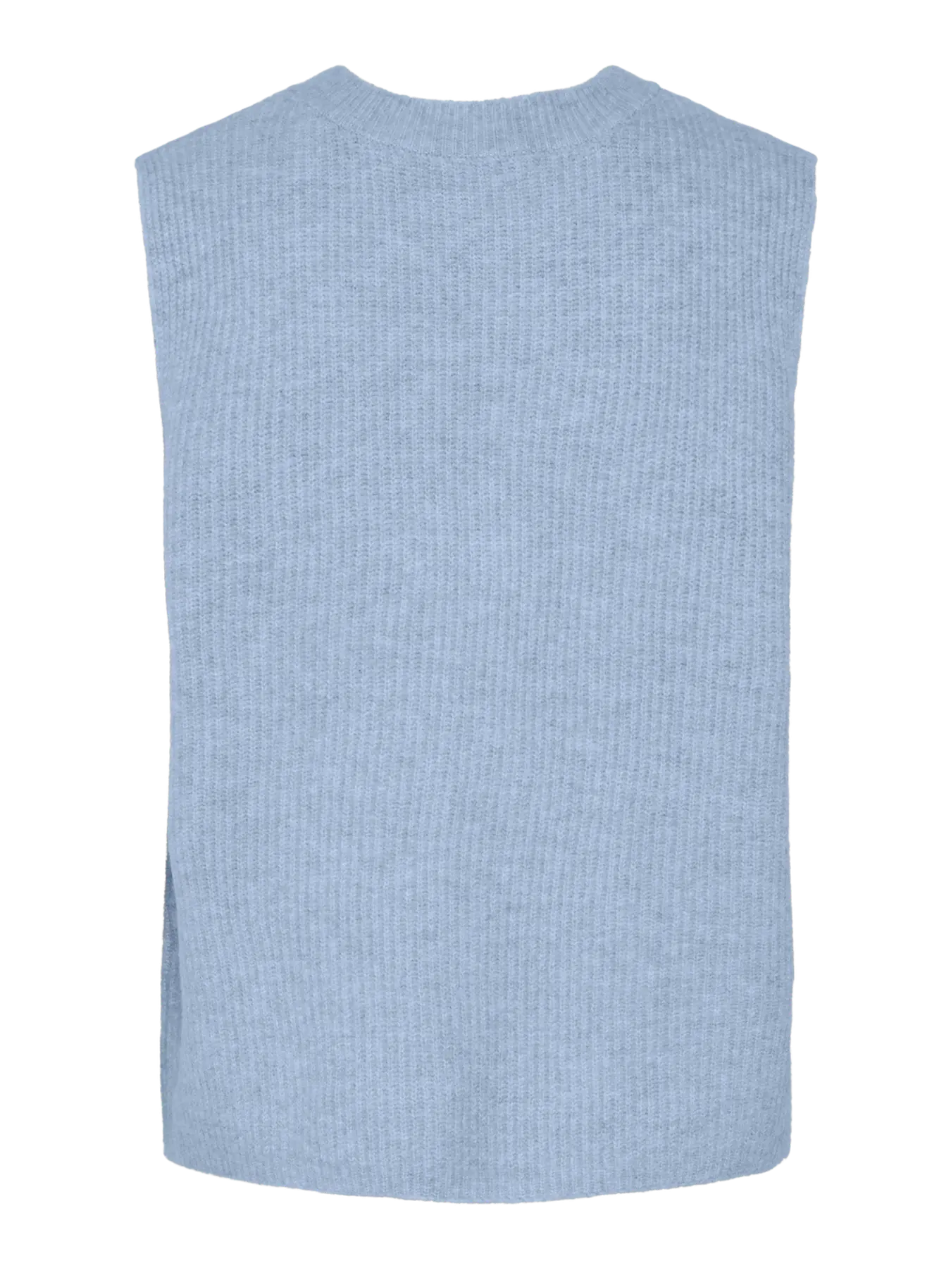 PcSilly Tie Knit Vest Cashmere Blue