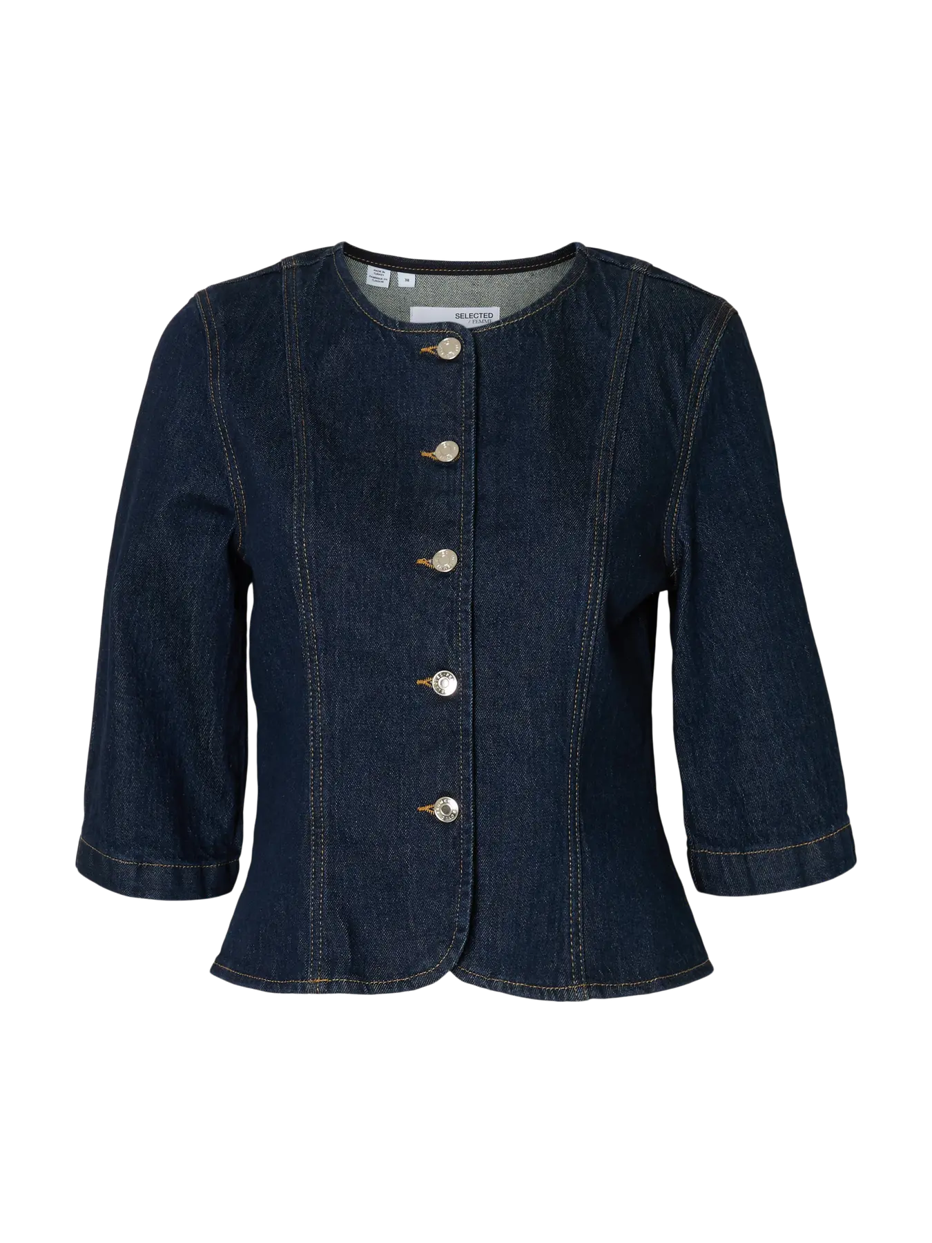 SlfVida-Kori Denim Jacket Dark Blue