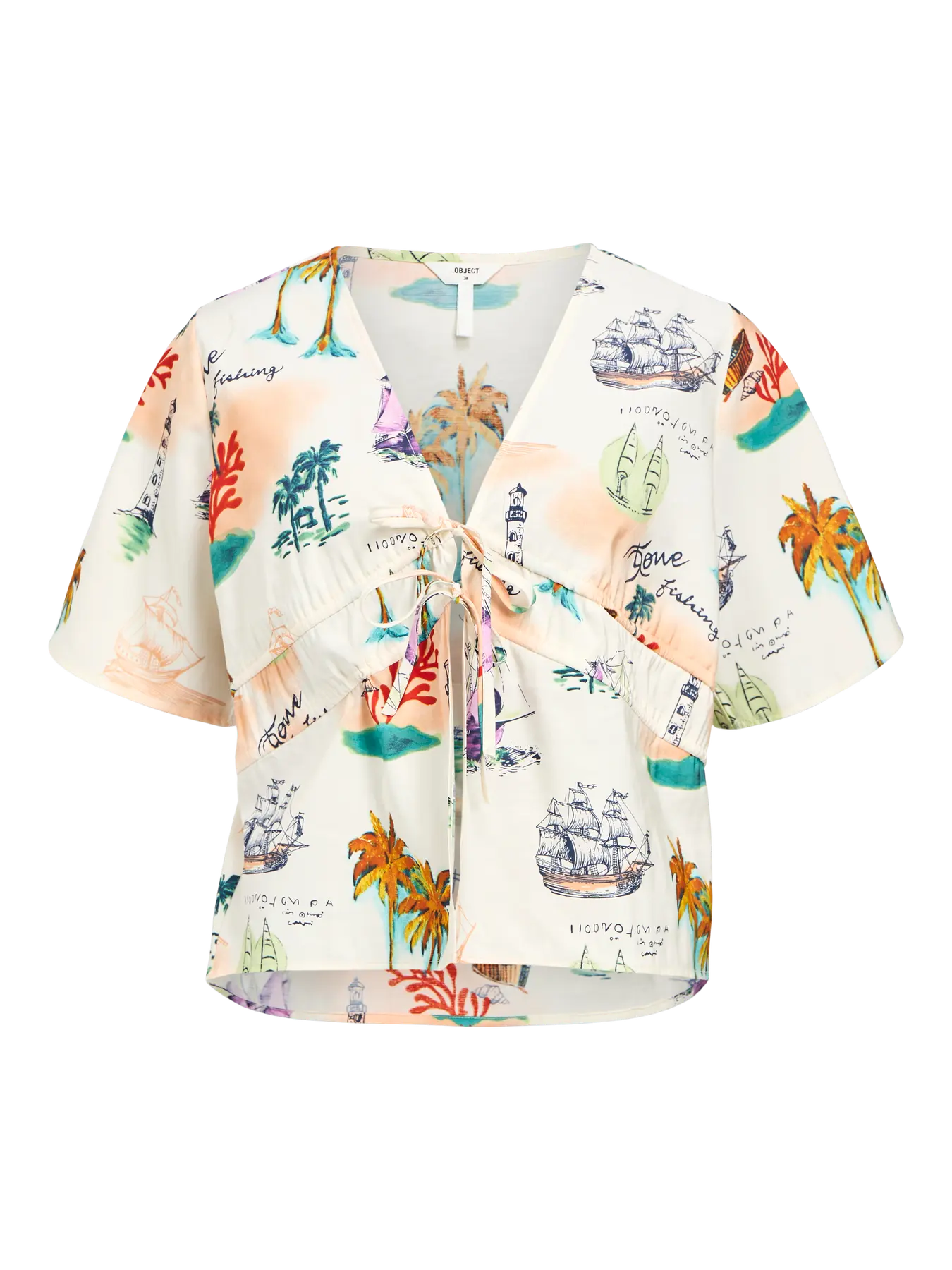 ObjDinah Bow Top Multi