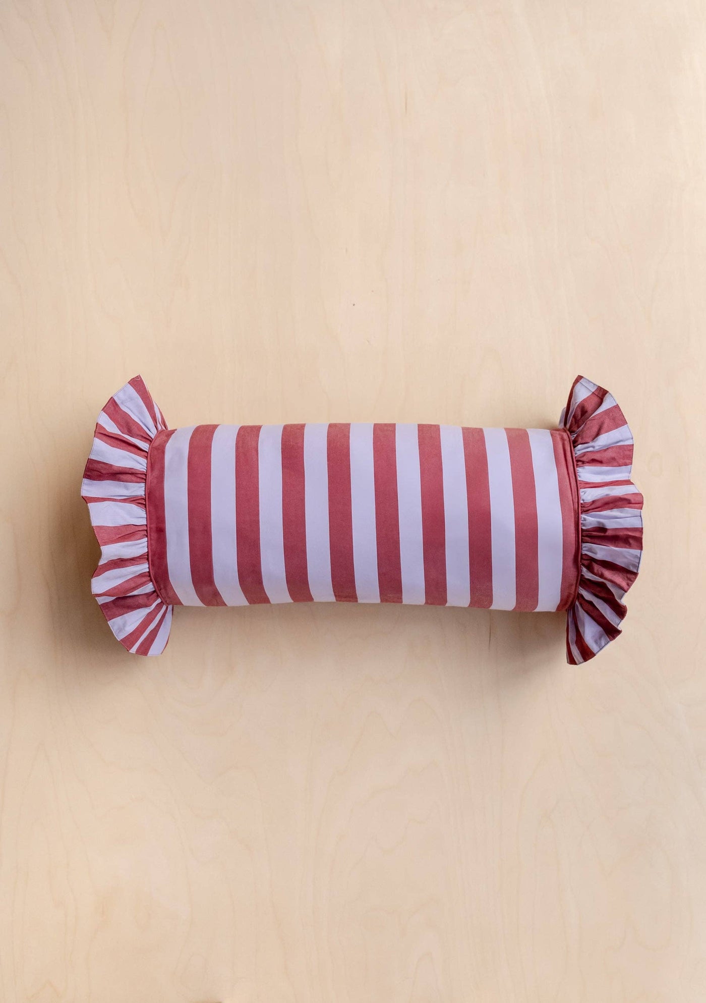 Cotton Cushion Roll in Lilac Stripe