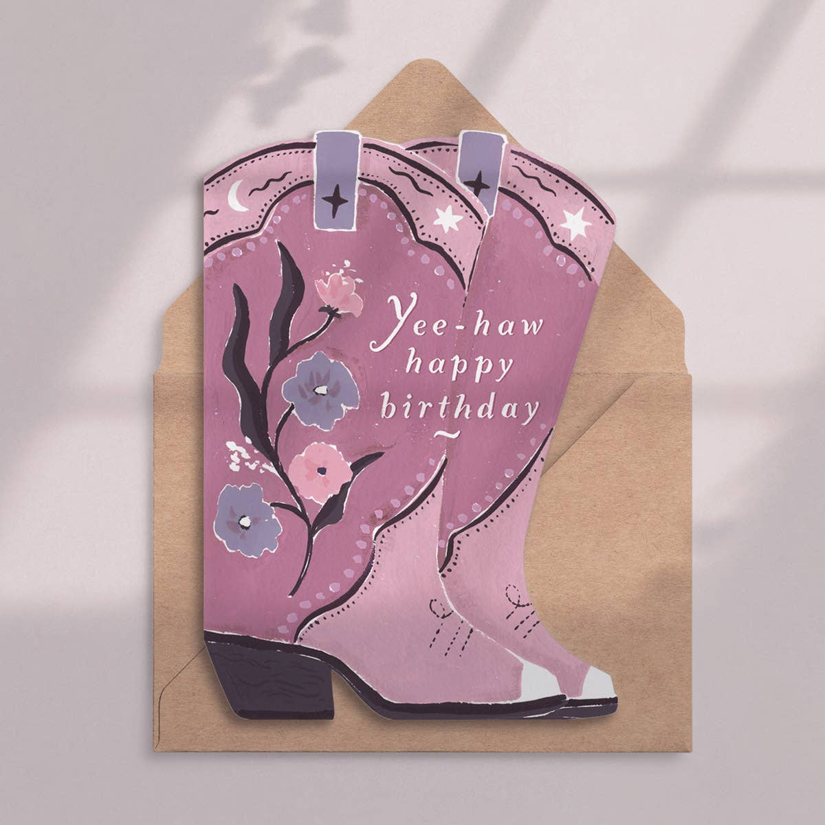 Cowboy Boots Birthday Card | Cowgirl Birthday Card | Western