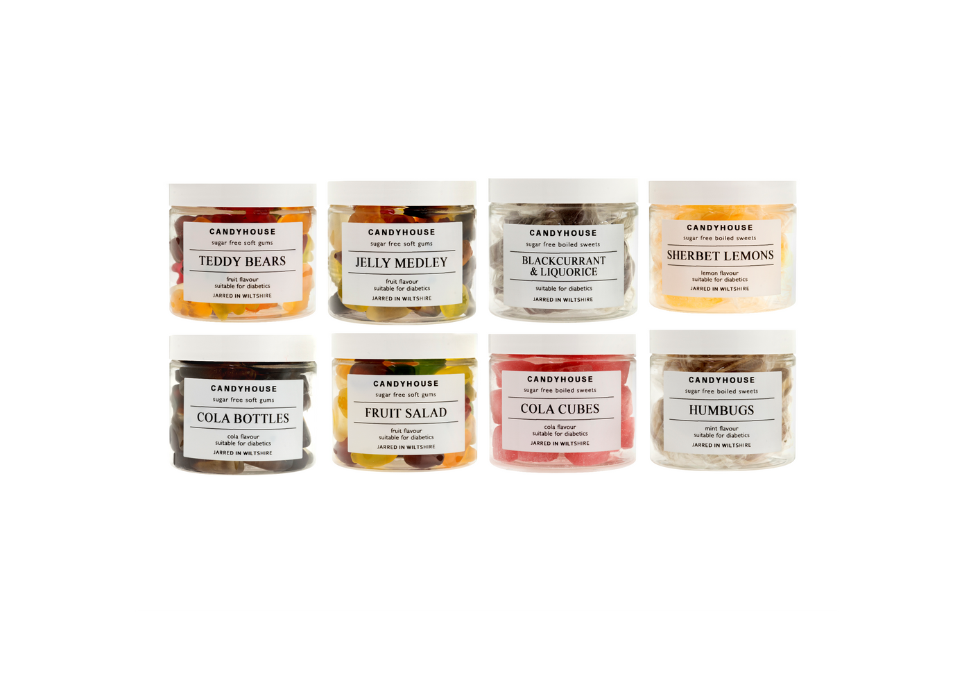 Sugar Free Cola Bottles Short Jar