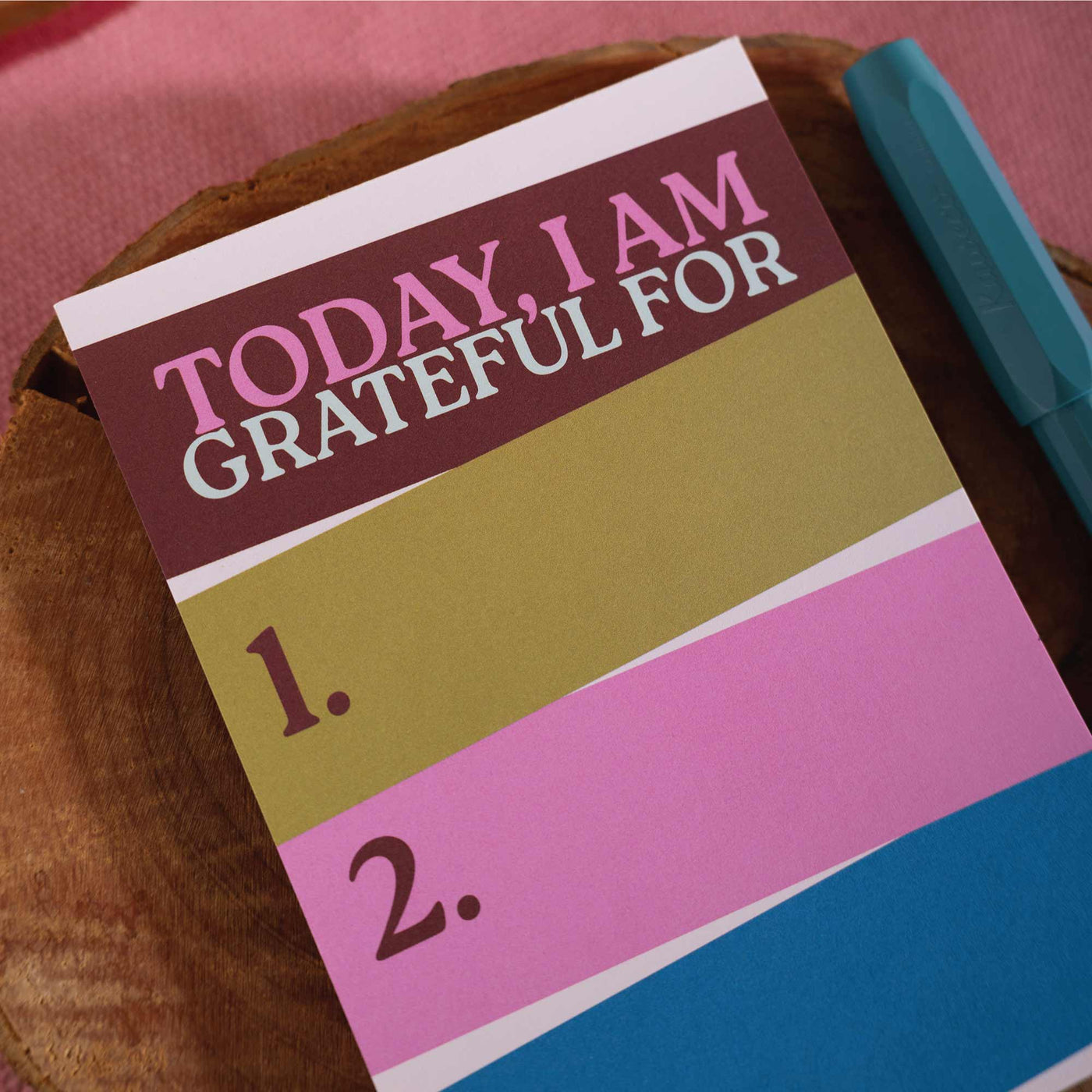 Daily Gratitude Pad | Work Hard, Play Nice | A6