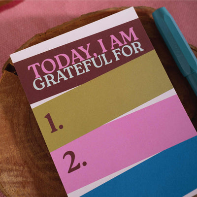 Daily Gratitude Pad | Work Hard, Play Nice | A6
