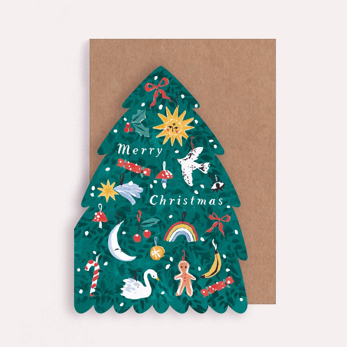 Tree Shape Christmas Card | Holiday Cards | Christmas 2025