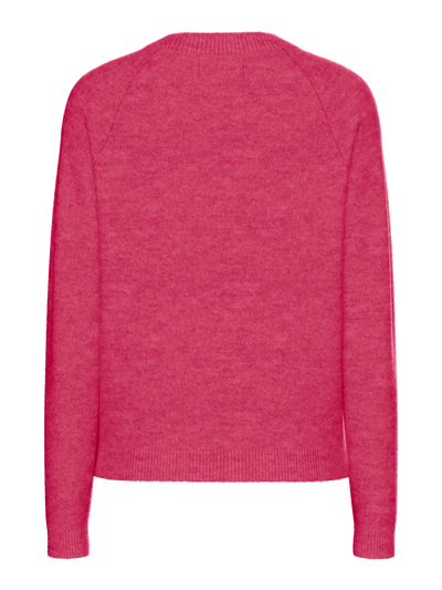 PcJuliana O-Neck Knit Beetroot Purple
