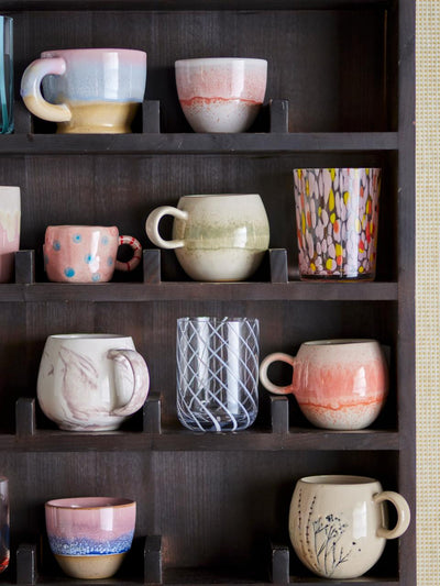 Nini Mug Rose/Blue Dots