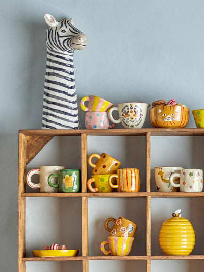 Nini Mug Rose/Yellow Stripes