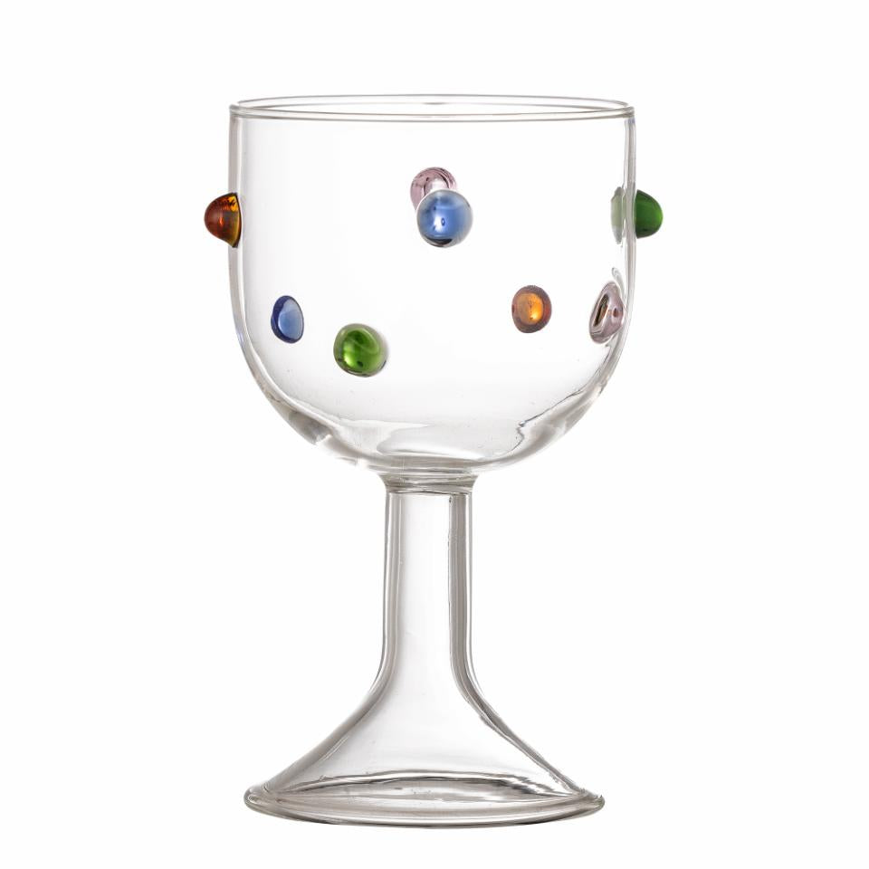 Thalia Wine Glass Multi Dots
