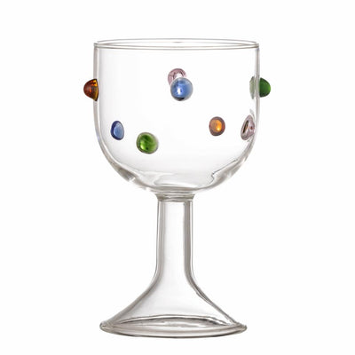 Thalia Wine Glass Multi Dots