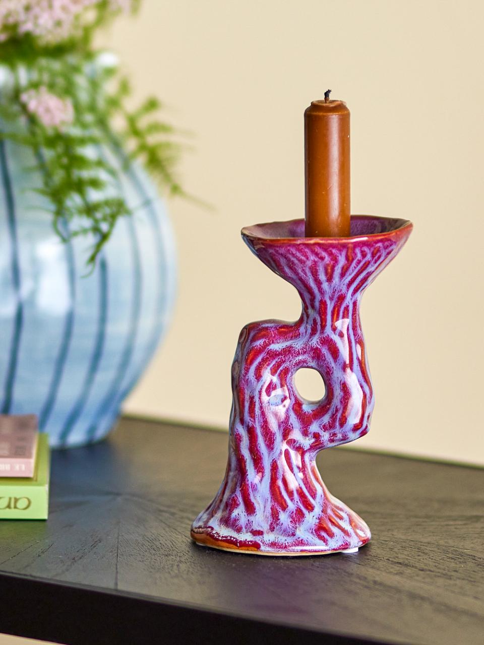 Ivalie Candle Holder Pink
