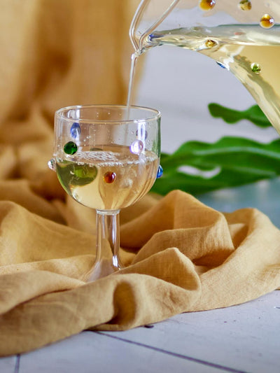 Thalia Wine Glass Multi Dots