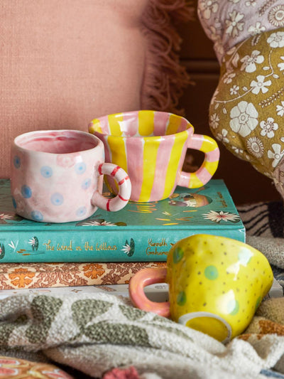 Nini Mug Rose/Blue Dots