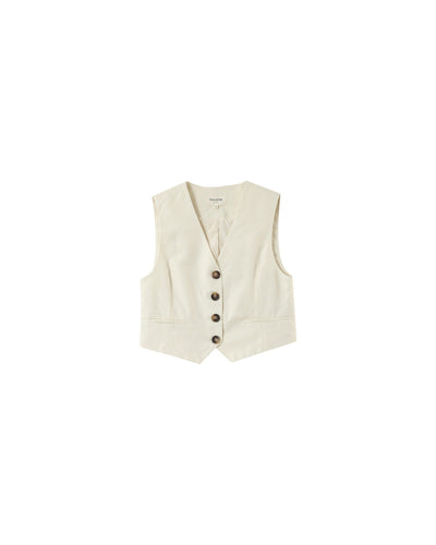 Penn Waistcoat Ecru