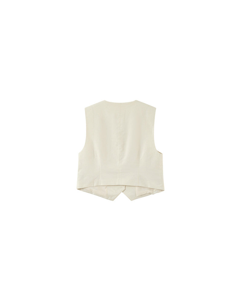 Penn Waistcoat Ecru