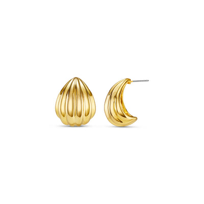 Statement Voluminous Curved Drop Earrings