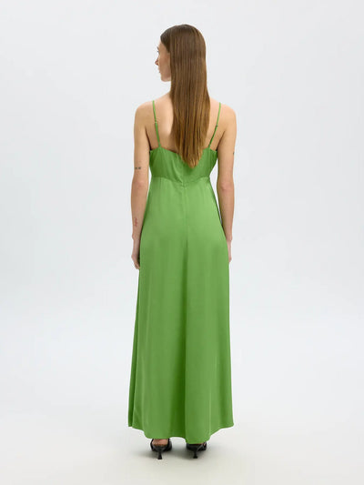 SlfLaurina Strap Dress Spindle Tree Green