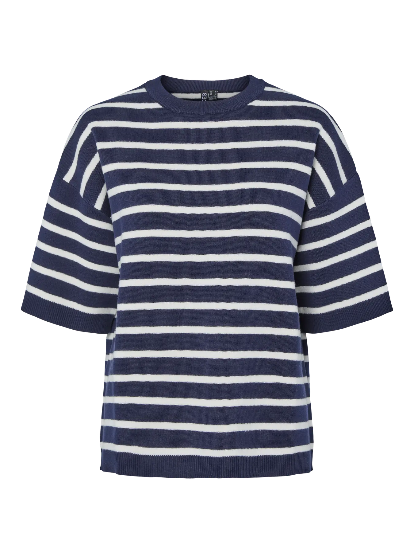 PcTian Knit Maritime Blue Stripes