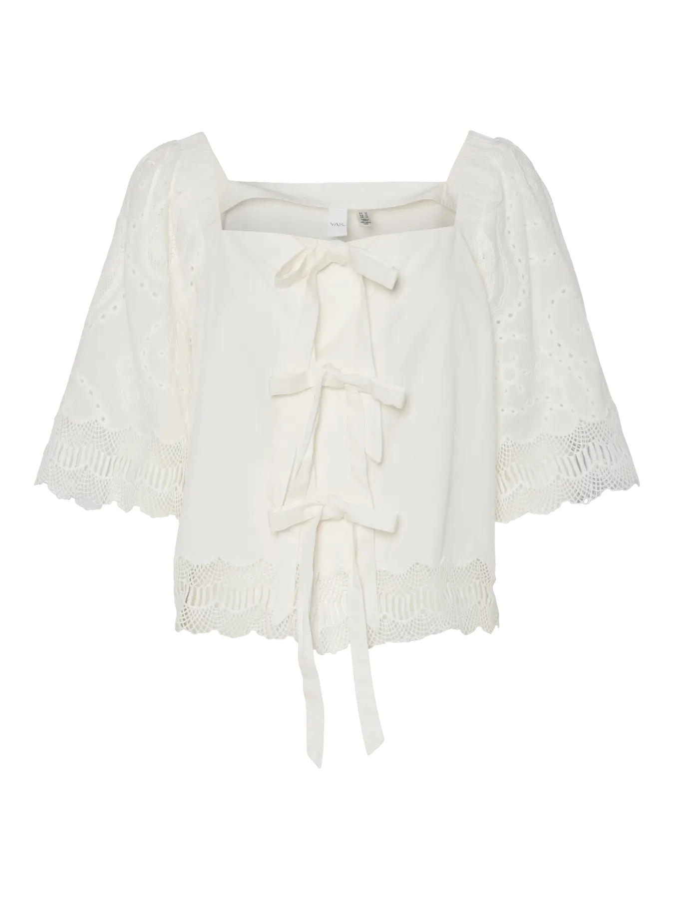 YasYvas Tie Top Star White