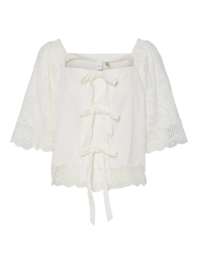 YasYvas Tie Top Star White