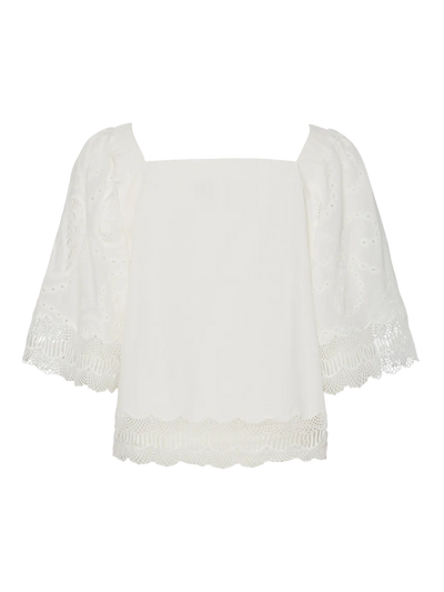 YasYvas Tie Top Star White