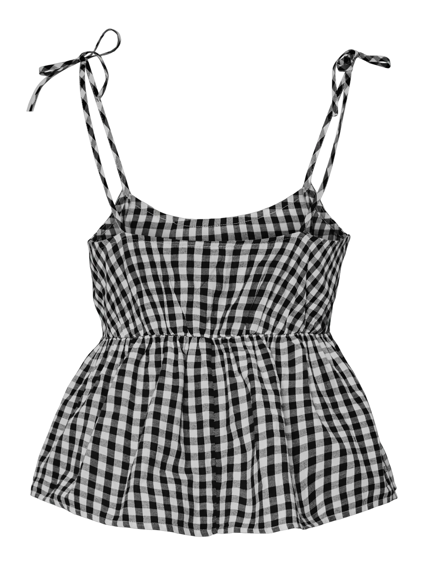PcHeidi Strap Top Black/White