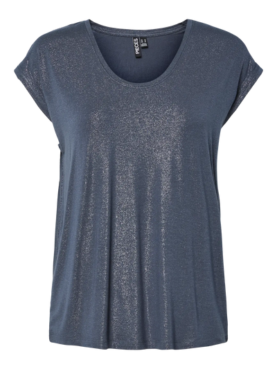 PcAlice Glitter Tee Ombre Blue