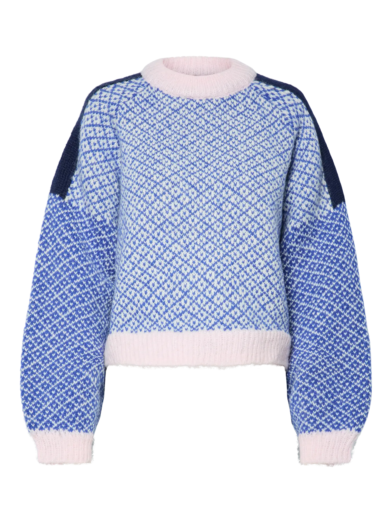 PcRemix Knit Blue/Rose