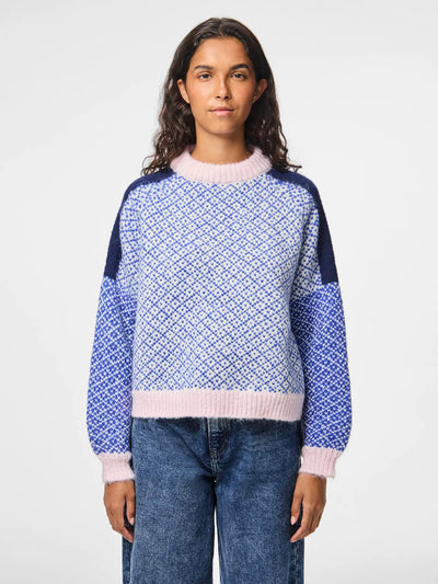 PcRemix Knit Blue/Rose