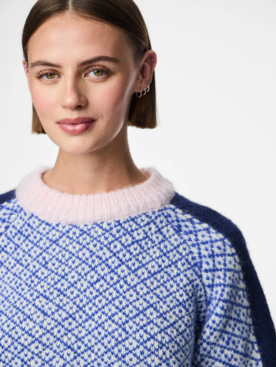 PcRemix Knit Blue/Rose