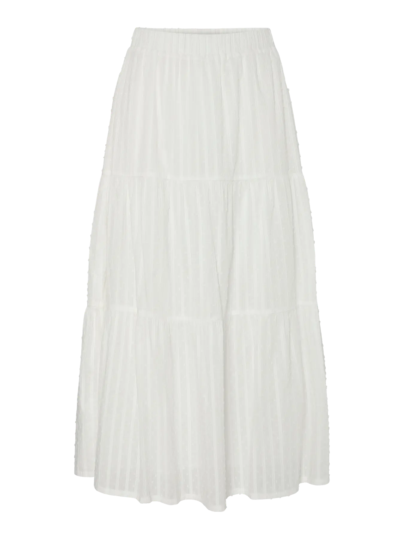 PcFiona Ankle Skirt Cloud Dancer