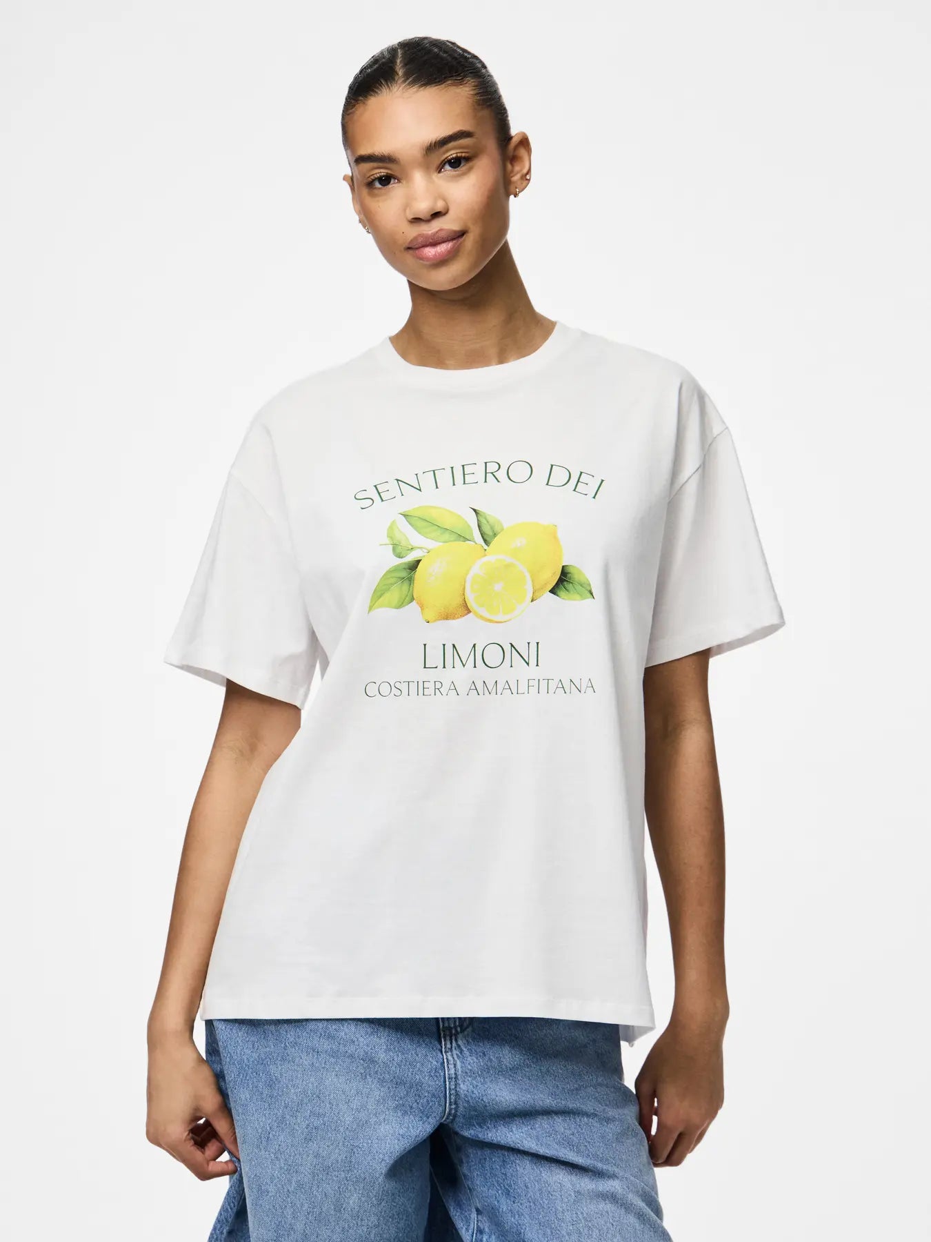 PcThea Tee White/Limoni
