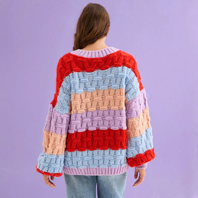 Mandy Cross Stitch Knit Stripes