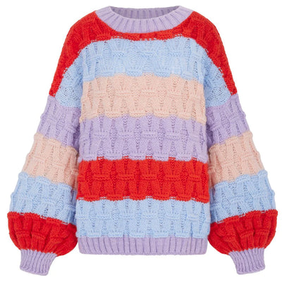 Mandy Cross Stitch Knit Stripes