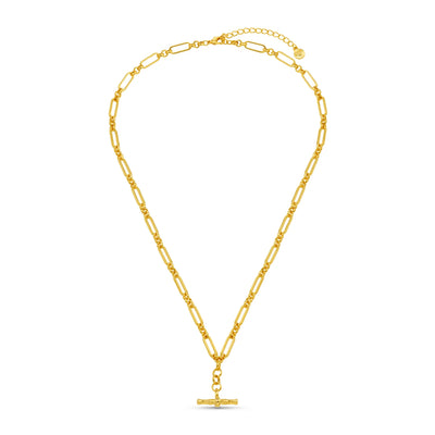 Open Link T-Bar Drop Necklace 31465
