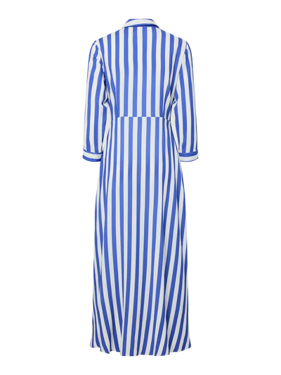 YasSavanna Shirt Dress Dazzling Blue Stripes