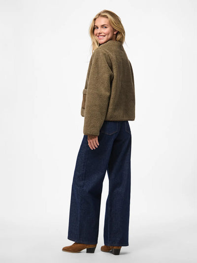 PcJune Teddy Jacket Morel