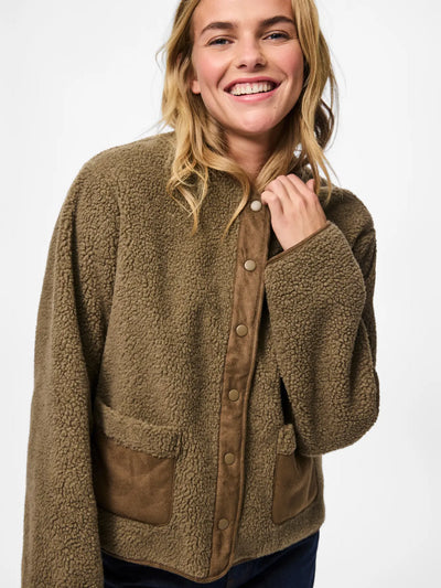 PcJune Teddy Jacket Morel