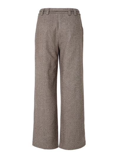 PcRiley Trousers Hot Fudge