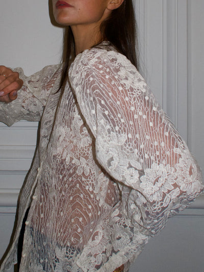 ObjSiga Shirt White Sand