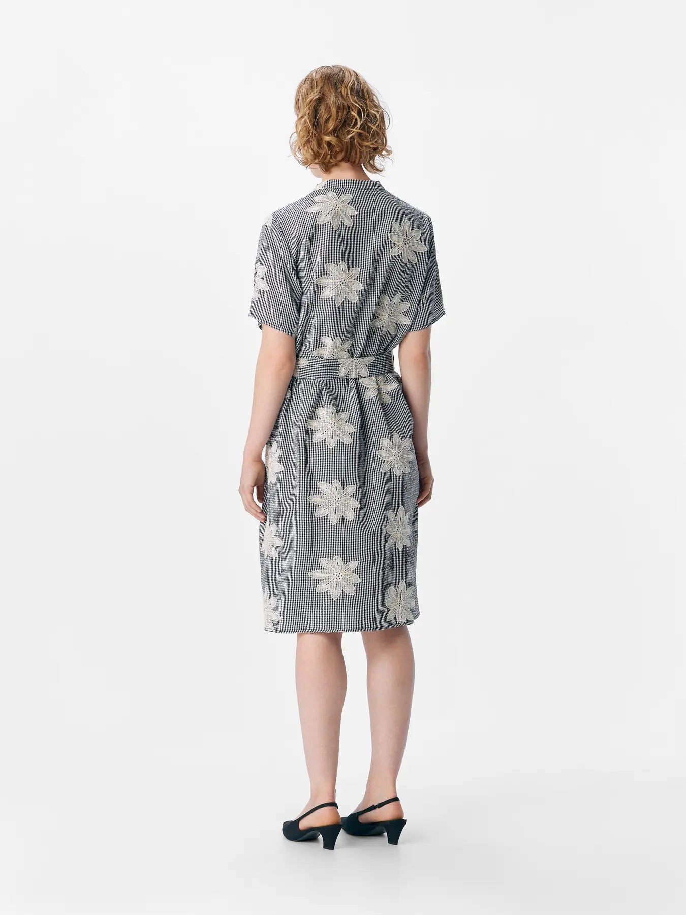 ObjPenny Short Dress Black/White