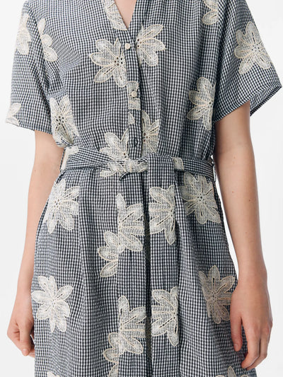 ObjPenny Short Dress Black/White