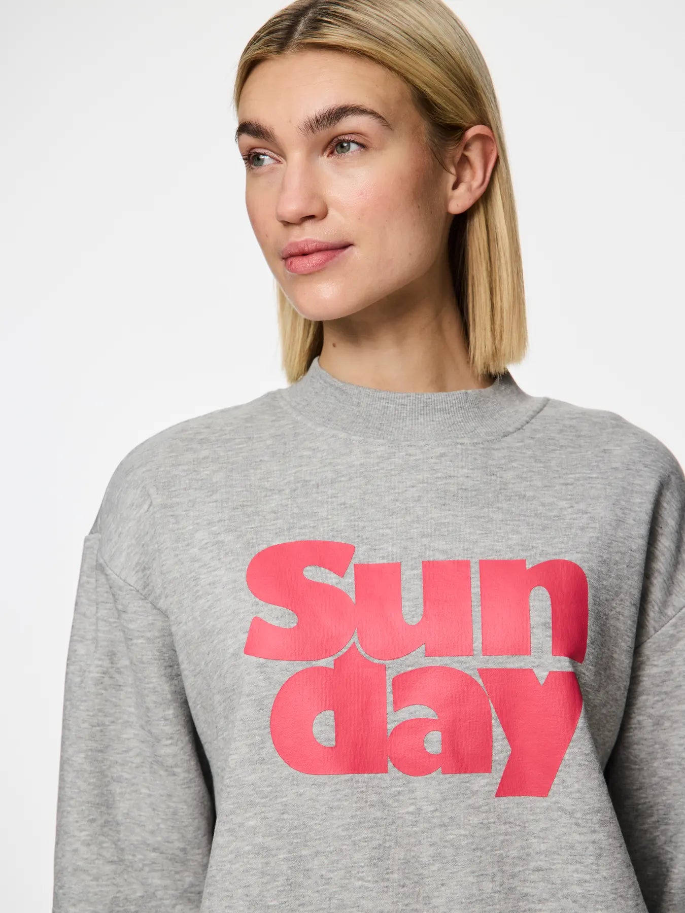 PcPyra Sweatshirt Grey Sunday Print