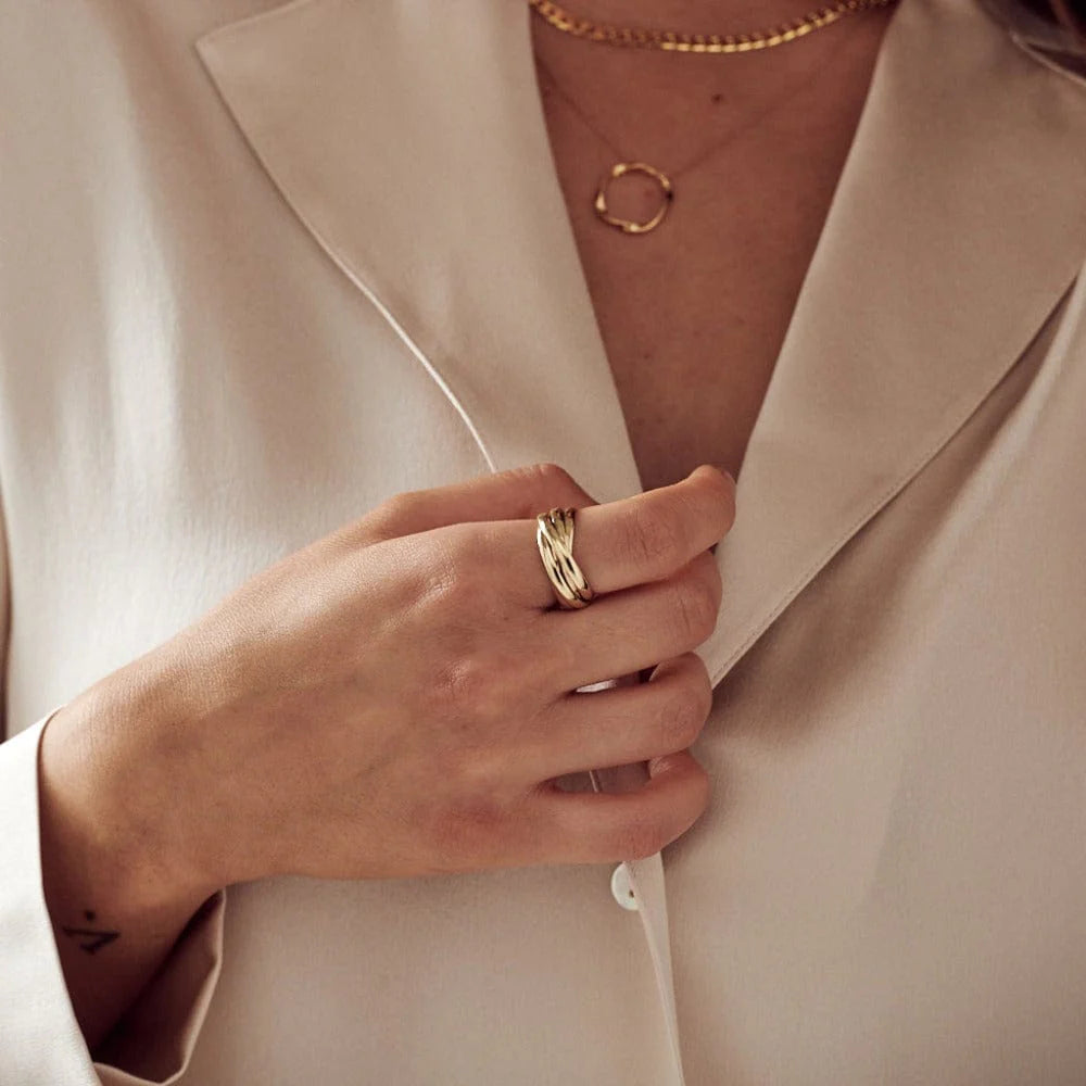 Interlocking Rings - Gold