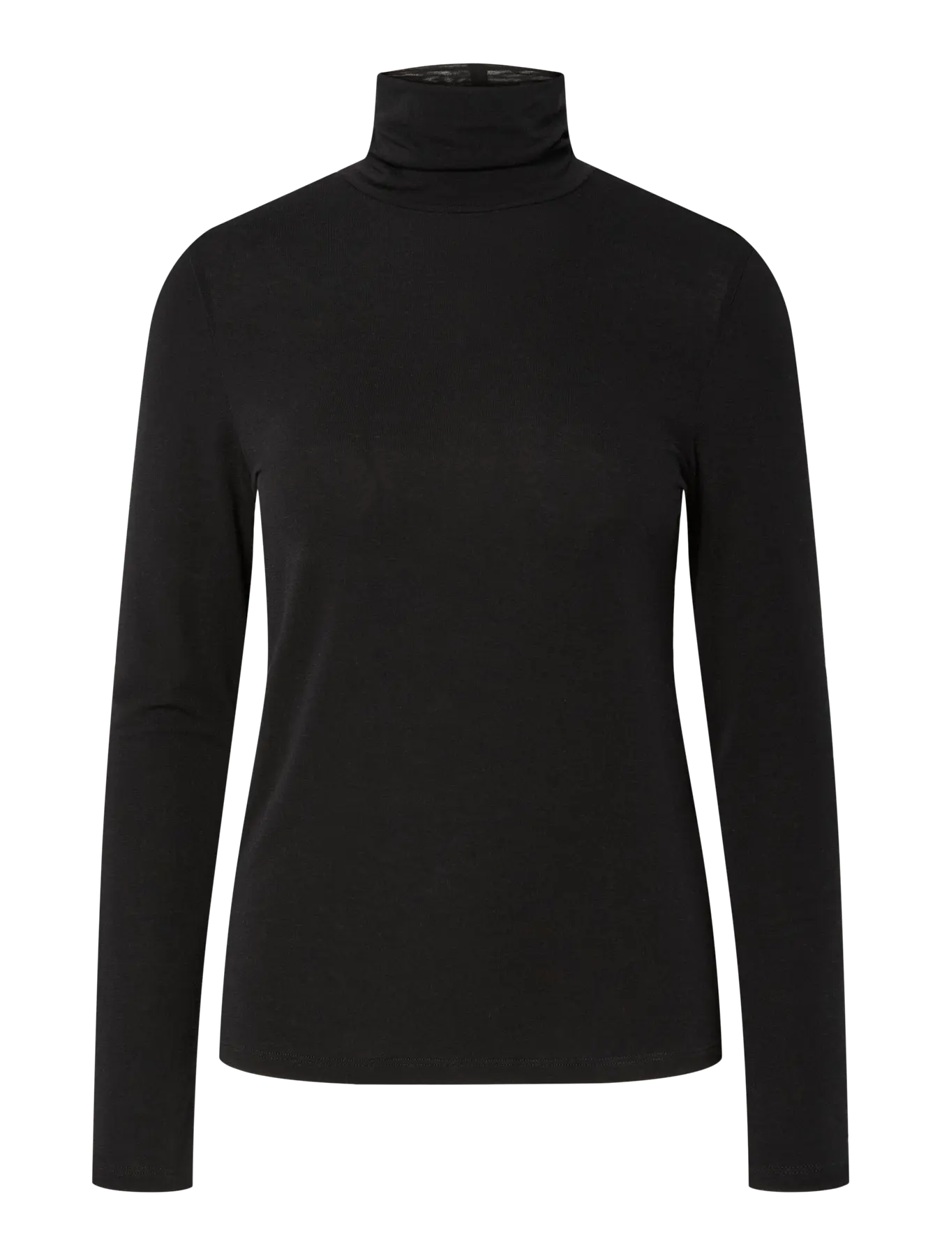 PcMaria Rollneck Top Black