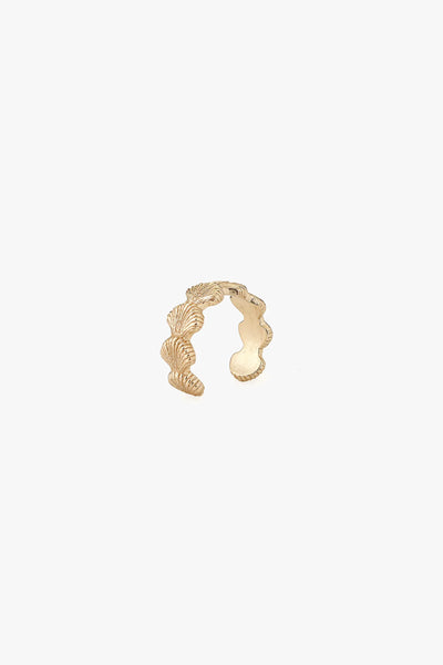 Tutti Shell Ear Cuff Gold