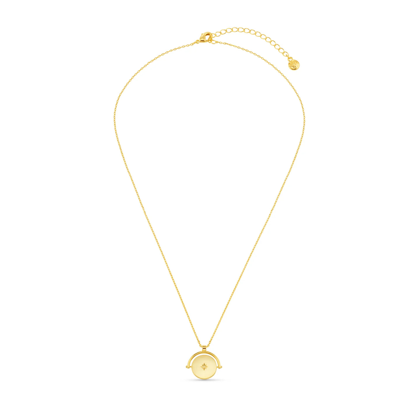 Starburst Coin Spinner Necklace 31466